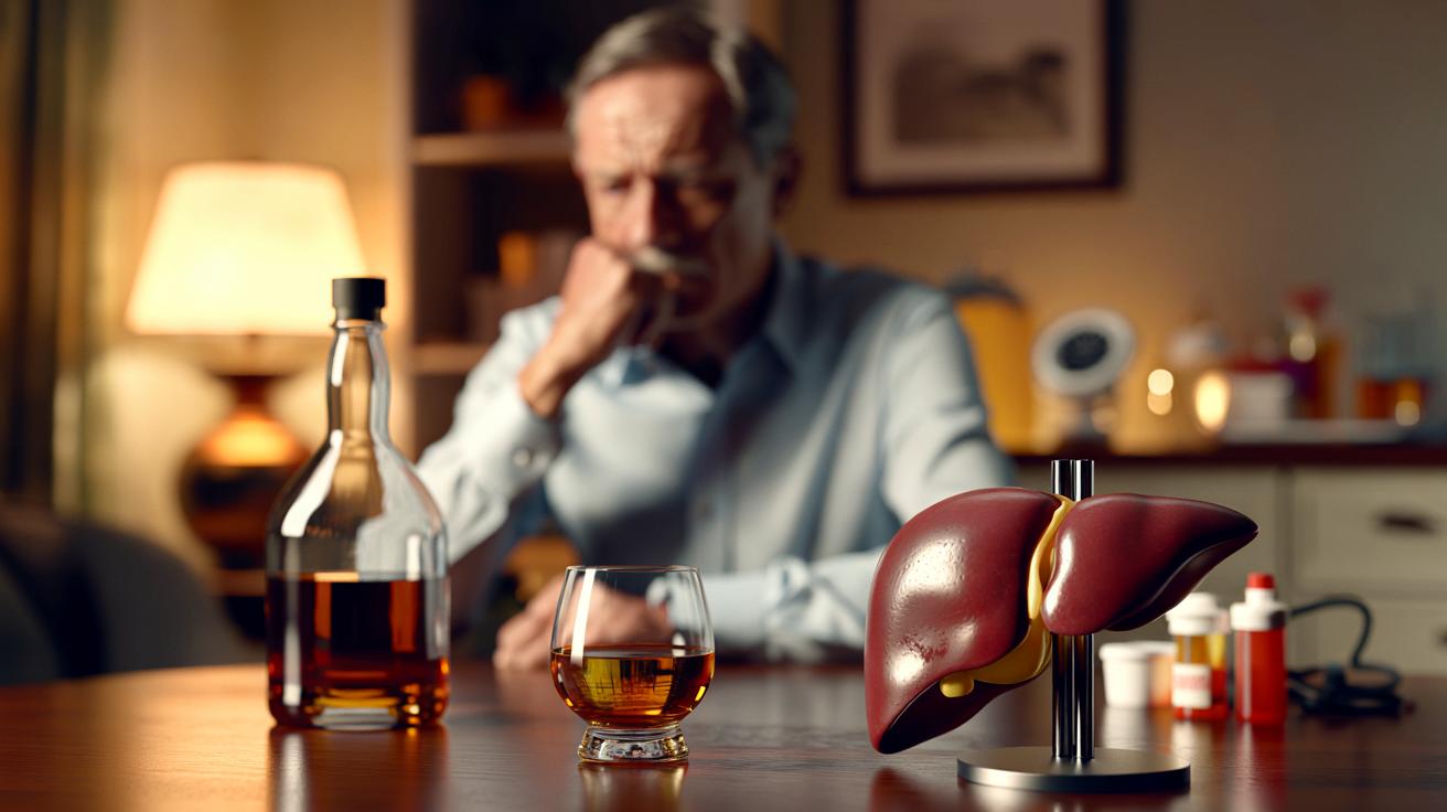 Co naprawdę dzieje się z Twoją wątrobą po 55. roku życia, jeśli pijesz alkohol regularnie
