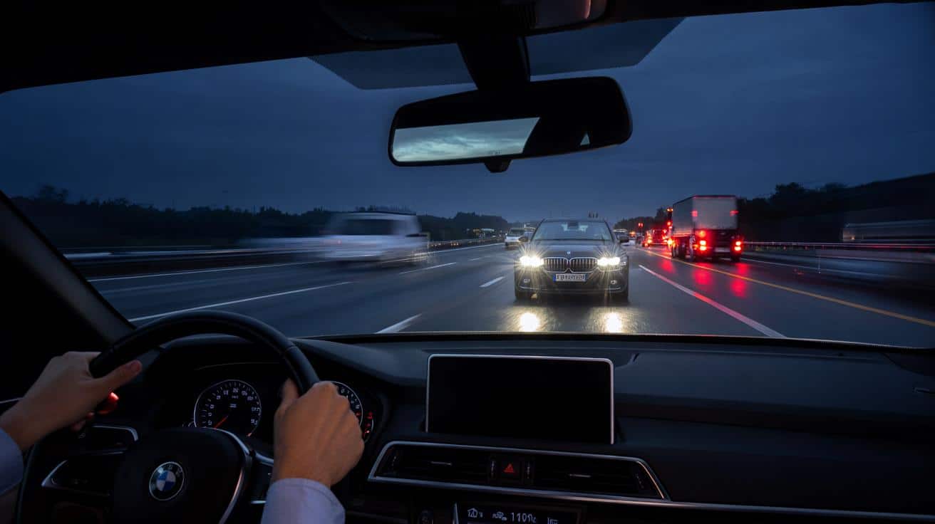 Co oznacza błyskanie długimi światłami przez innego kierowcę na autostradzie