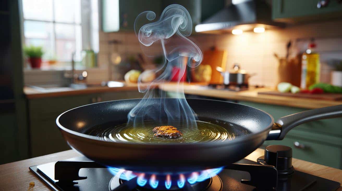Co oznacza, kiedy na patelni olej zaczyna się dymić i czy to niebezpieczne