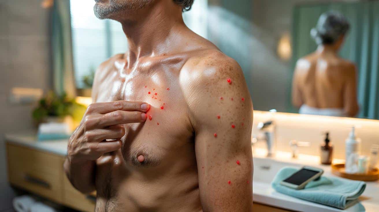 Co oznaczają te małe czerwone punkty na skórze, które pojawiają się z wiekiem