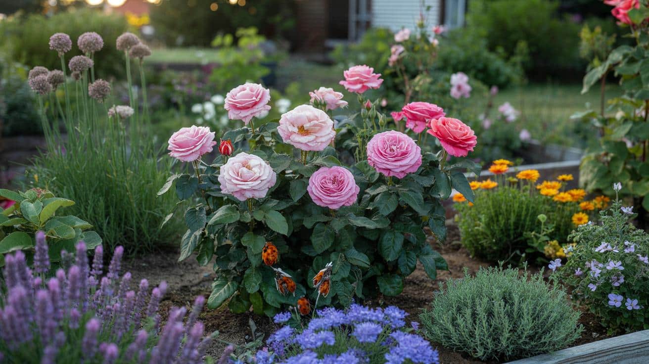 Co posadzić obok róż żeby nie chorowały