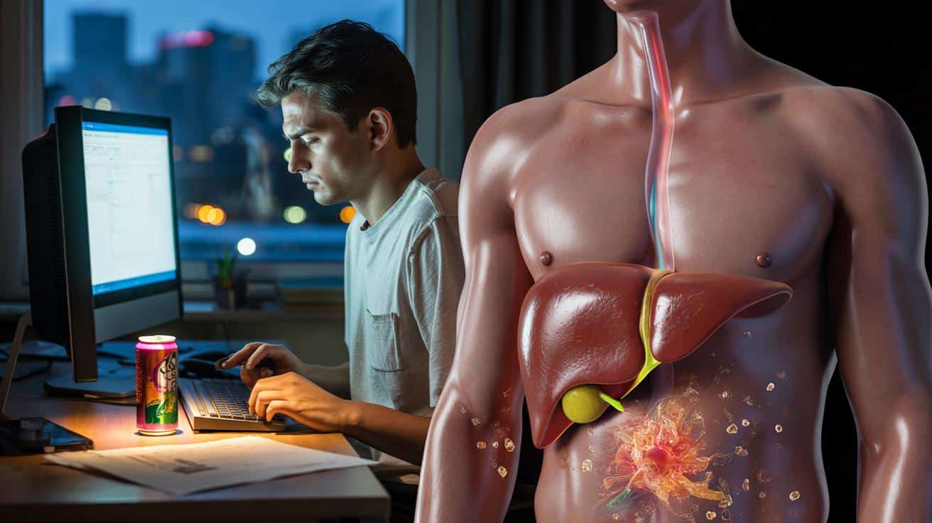 Co się dzieje z twoją wątrobą gdy pijesz energetyki kilka razy w tygodniu i dlaczego pierwsze objawy są niewidoczne