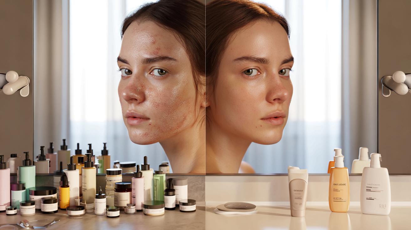 Co się dzieje ze skórą gdy używasz zbyt wielu kosmetyków jednocześnie i jak temu zapobiec