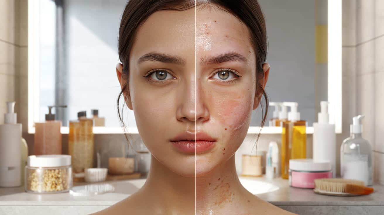 Co się dzieje ze skórą gdy używasz zbyt wielu peelingów