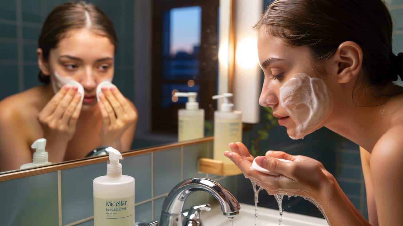 Co tak naprawdę robi woda micelarna i dlaczego nie zastępuje pełnego oczyszczania wieczorem