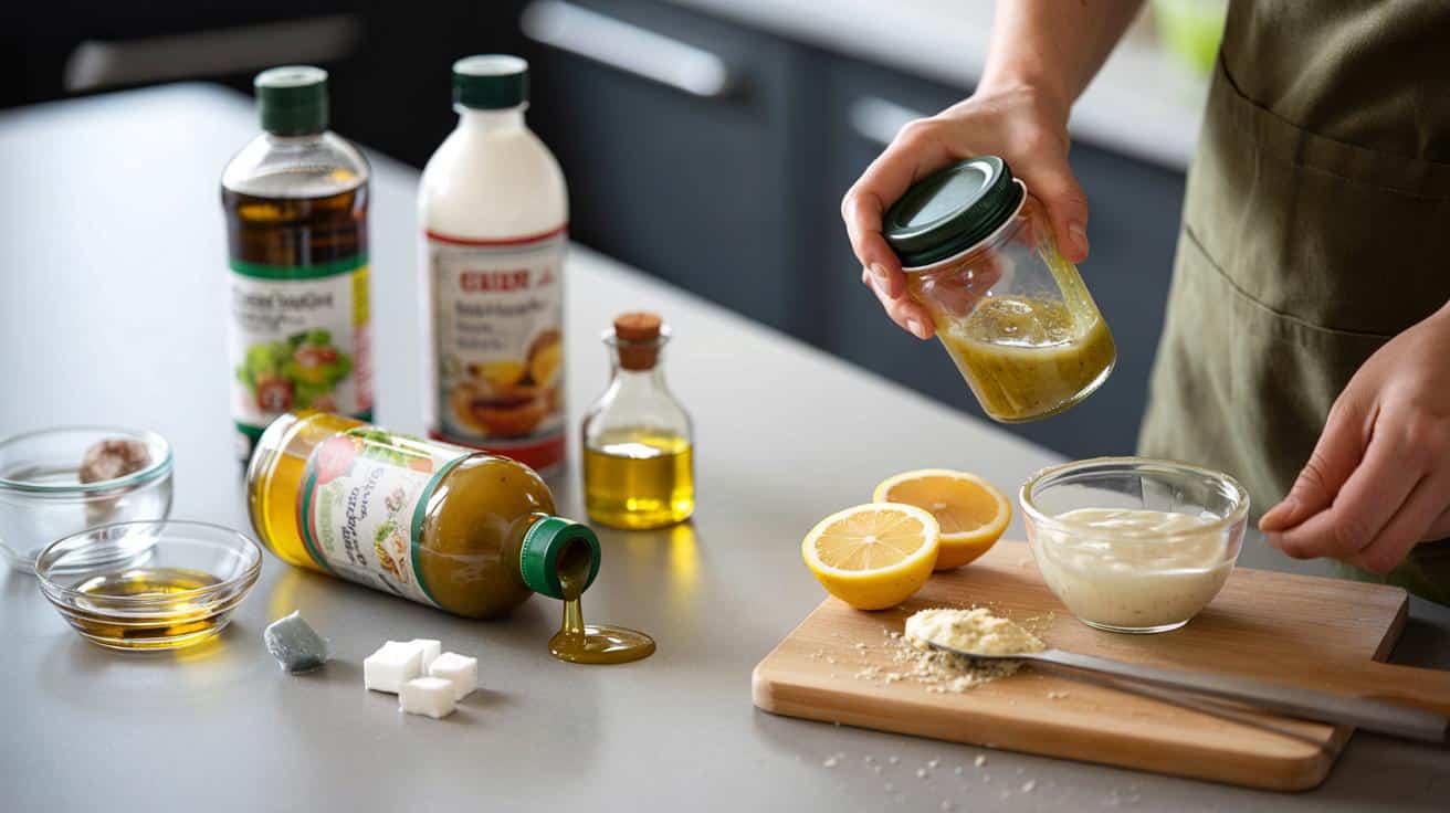 Co tak naprawdę zawierają popularne sosy sałatkowe ze sklepu i jak w 2 minuty zrobić zdrowszy zamiennik w domu