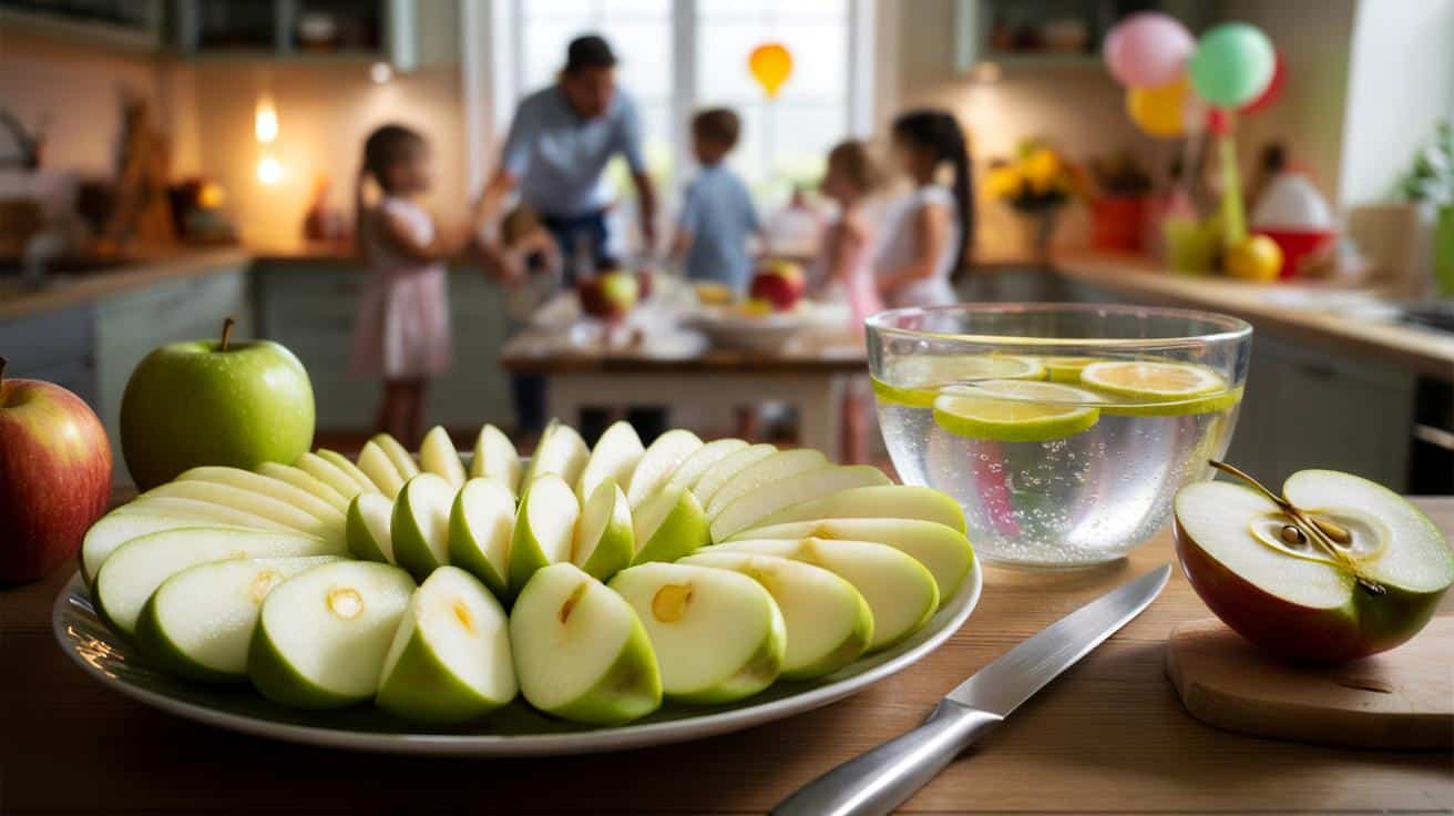 Co zrobić, żeby pokrojone jabłka nie ciemniały zanim podasz je na stół