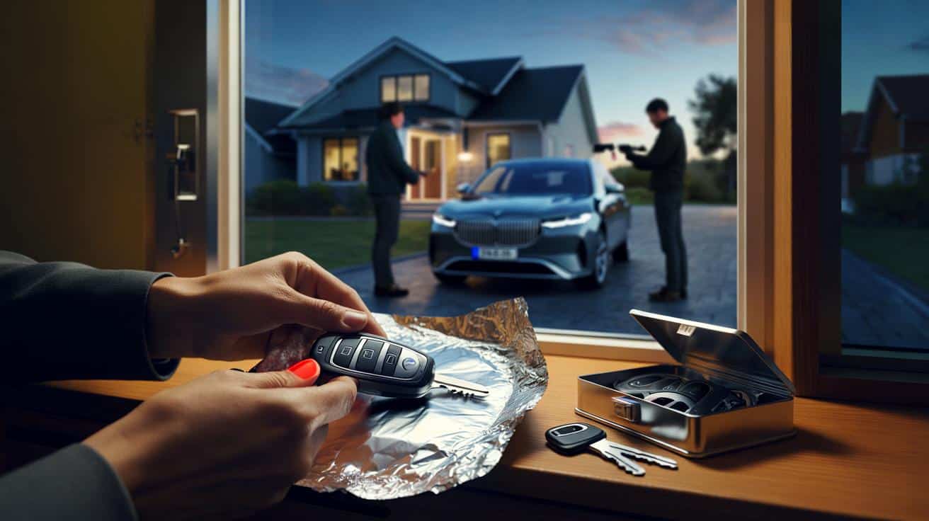 Coraz więcej kierowców owija kluczyki folią aluminiową. Oto powód