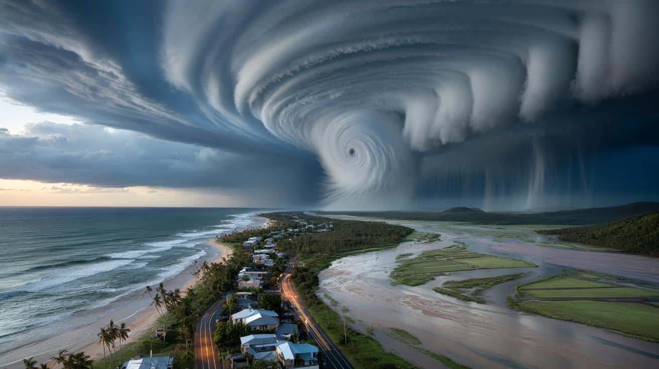 Cyklon Narelle uderzy w Australię z wiatrem 260 km/h. Groźny potrójny scenariusz