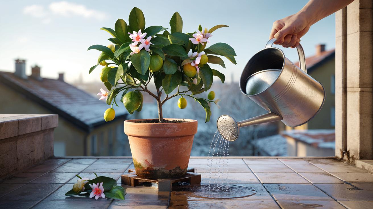 Cytryna w donicy: jeden błąd z podlewaniem w marcu niszczy kwiaty