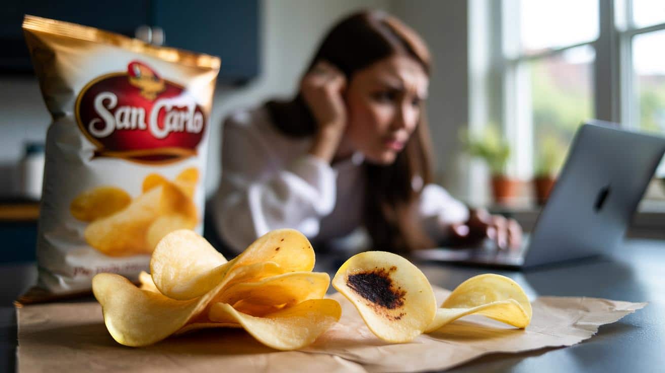 Czarne plamki na chipsach San Carlo. Firma tłumaczy, co się stało
