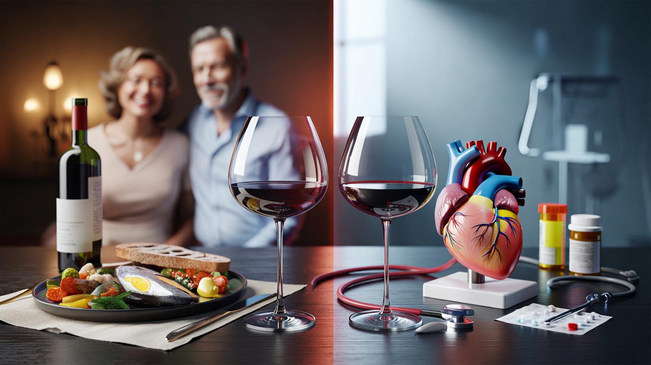 Czerwone wino a serce: popularny mit, który wciąż trzyma się mocno