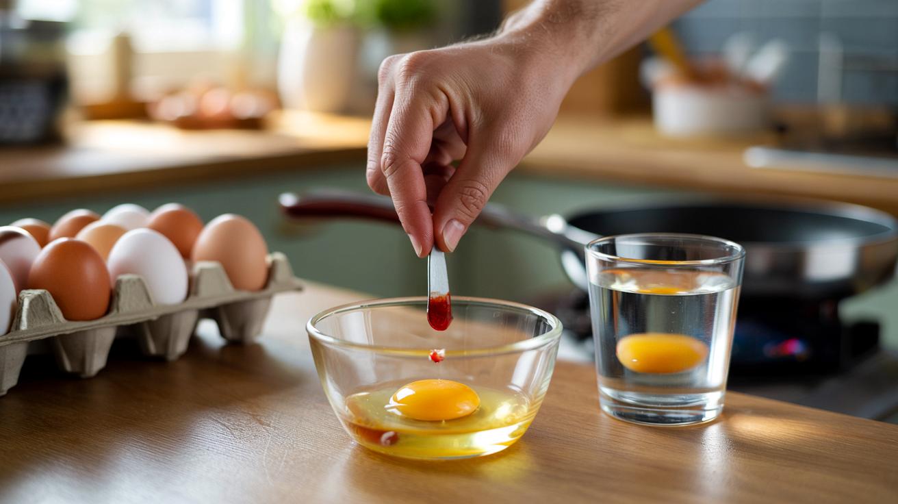 Czerwony punkt w żółtku jajka. Czy trzeba je wyrzucać?