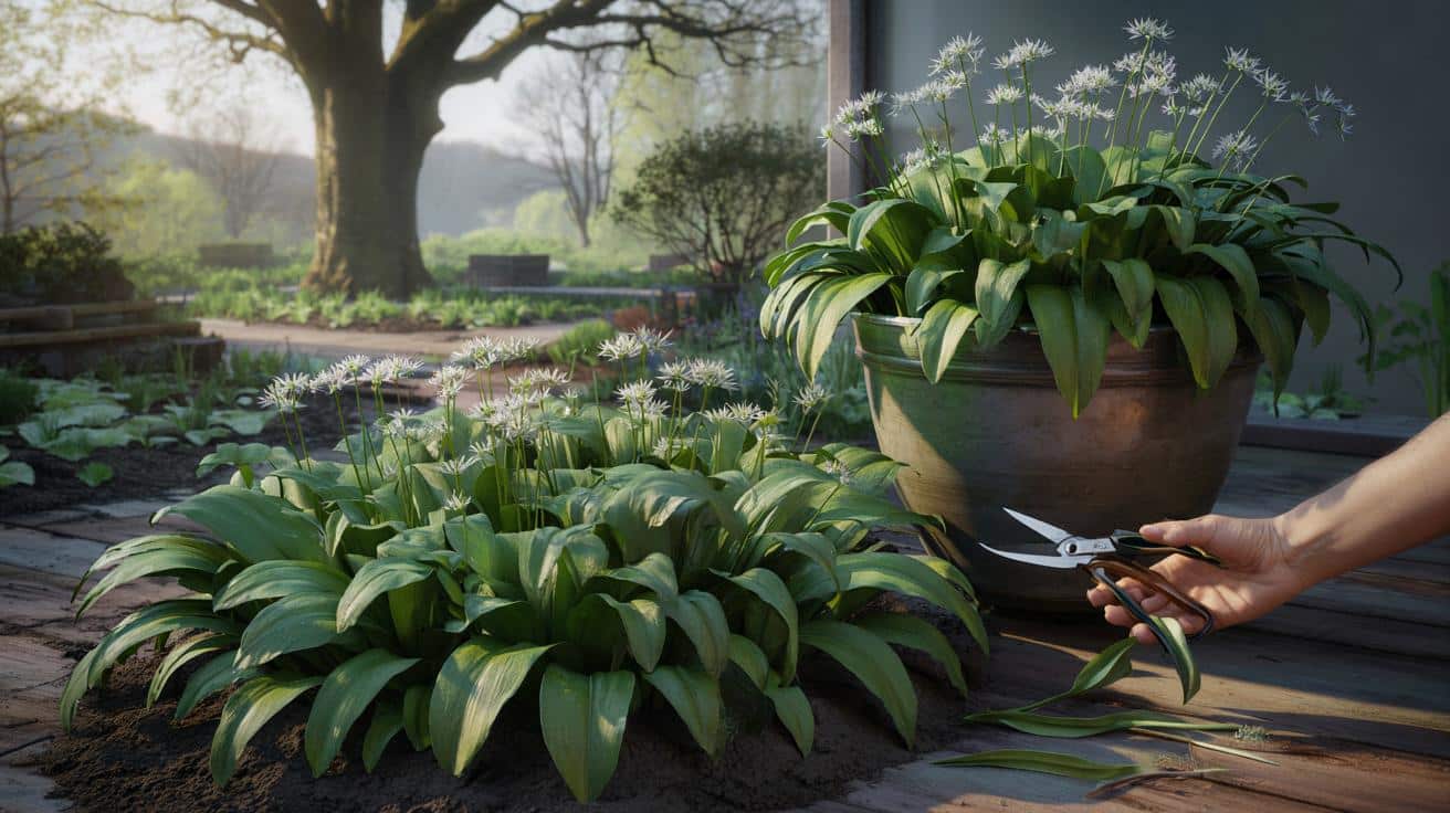 Jak wyhodować czosnek niedźwiedzi w ogrodzie lub dużej doniczce, by co roku cieszyć się aromatycznymi liśćmi