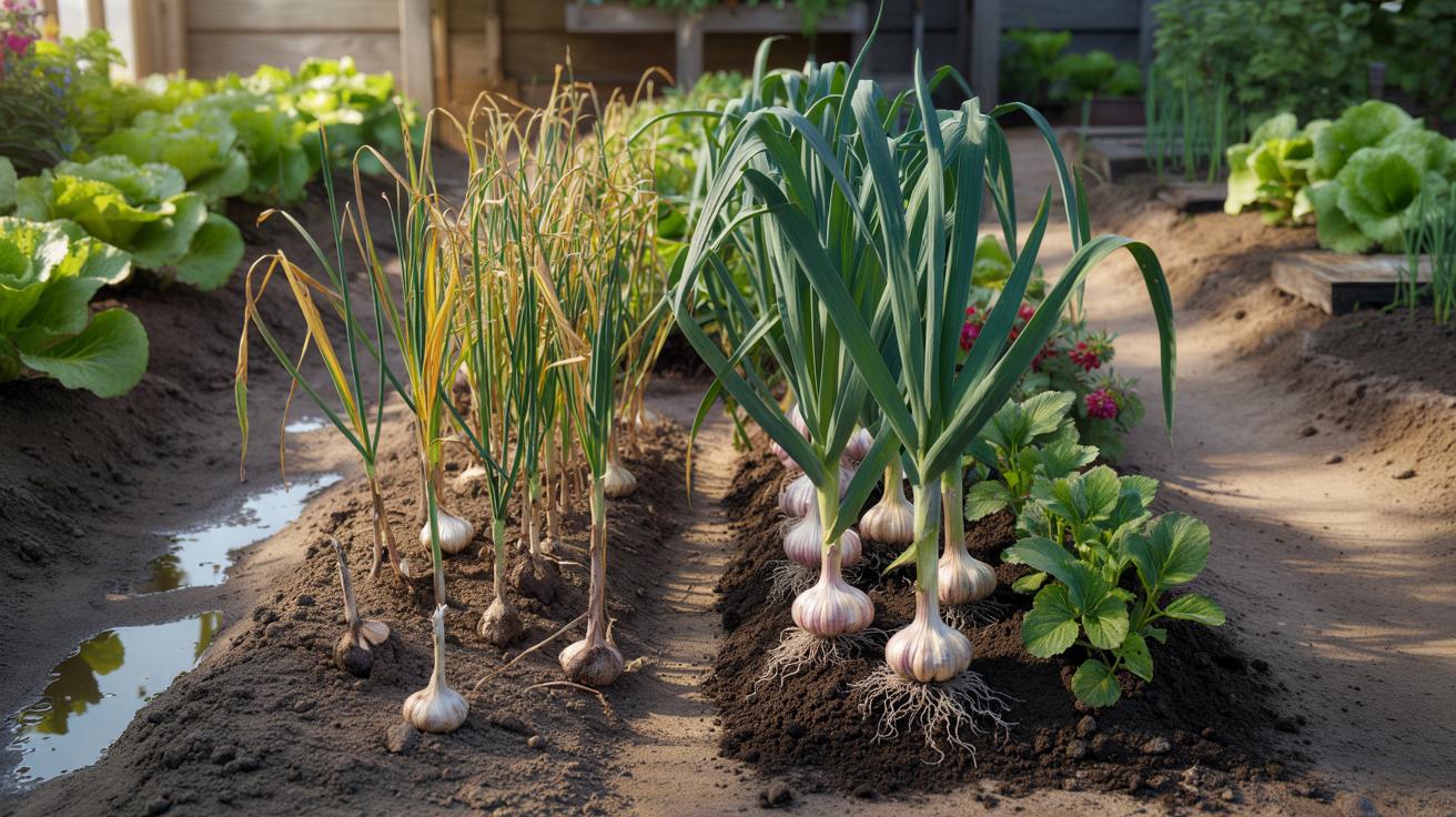 Czosnek posadzony w złym miejscu nie urośnie. Oto gdzie go sadzić