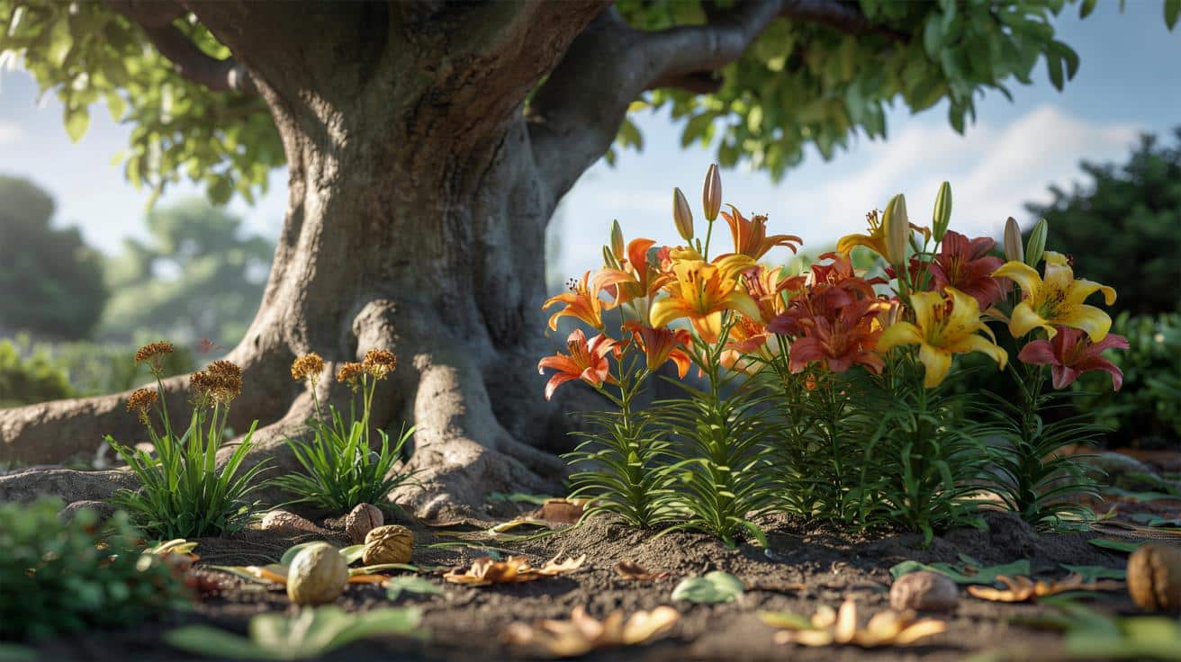 Czy lilie azjatyckie poradzą sobie pod orzechem włoskim? Prawda zaskakuje