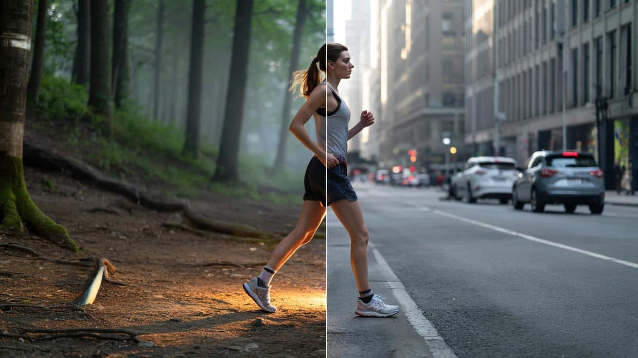 Czy miejska przebieżka zastąpi las? Naukowe porównanie krok po kroku