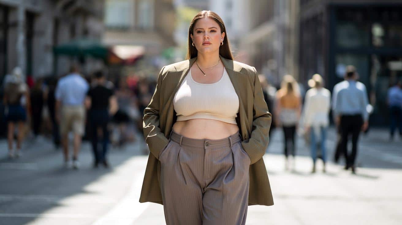 Czy można nosić crop top przy większym brzuchu? Stylistyczny poradnik bez ściemy