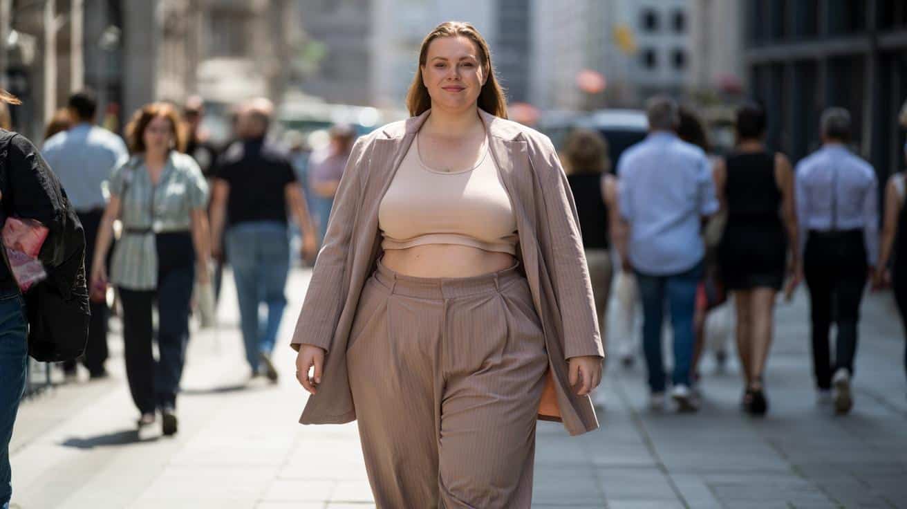 Czy można nosić crop top przy większym brzuszku? Stylistki mówią wprost