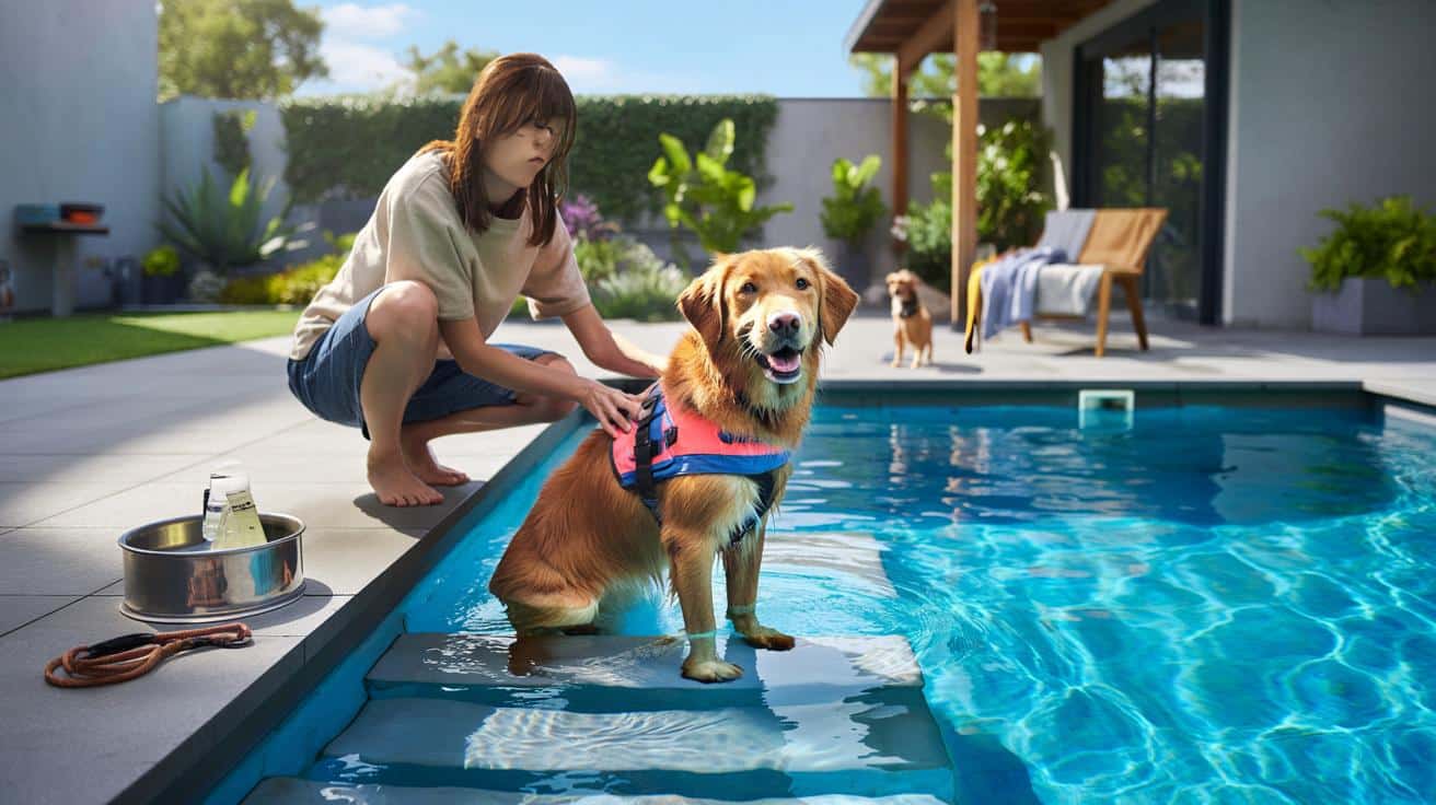 Czy pies może bezpiecznie kąpać się w basenie? Weterynarze nie mają wątpliwości