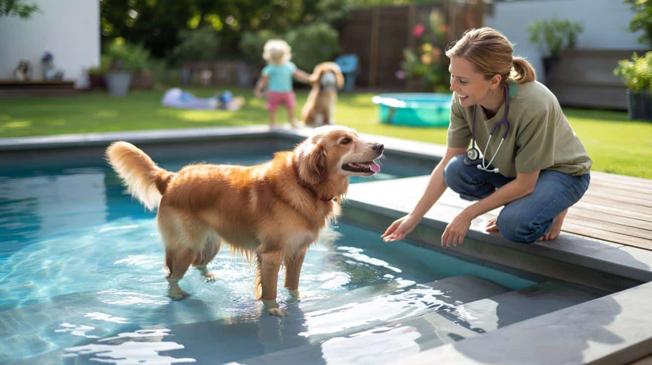 Czy pies może kąpać się w basenie? Weterynarze tłumaczą, kiedy to dobry pomysł
