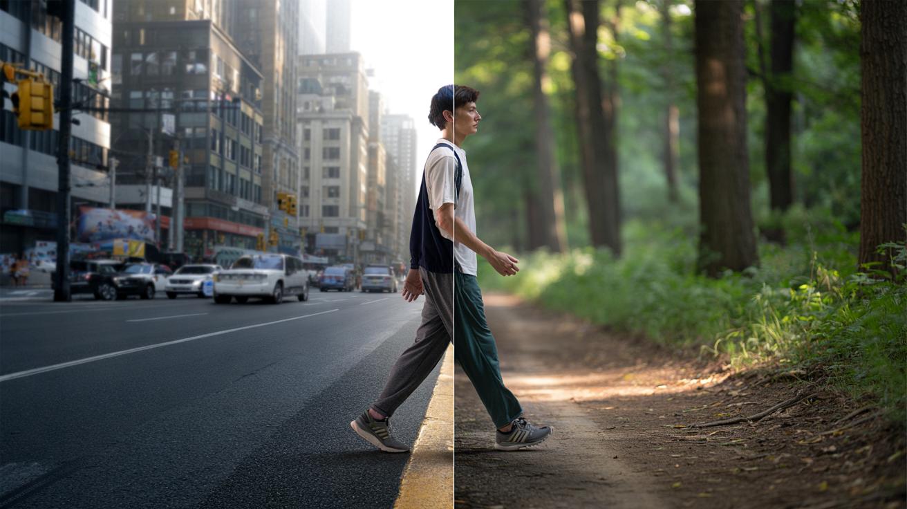 Czy spacer po mieście może zastąpić wyjazd do lasu?