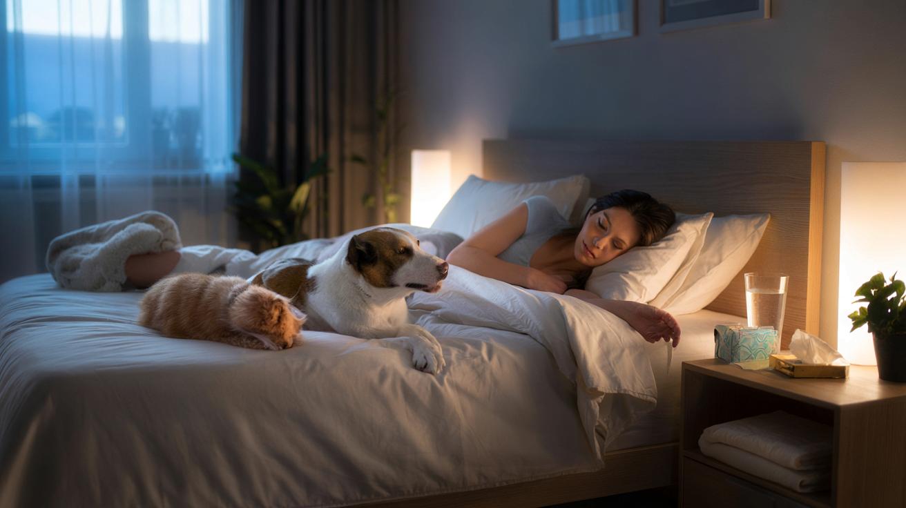 Czy spanie z psem lub kotem szkodzi zdrowiu? Fakty i mity