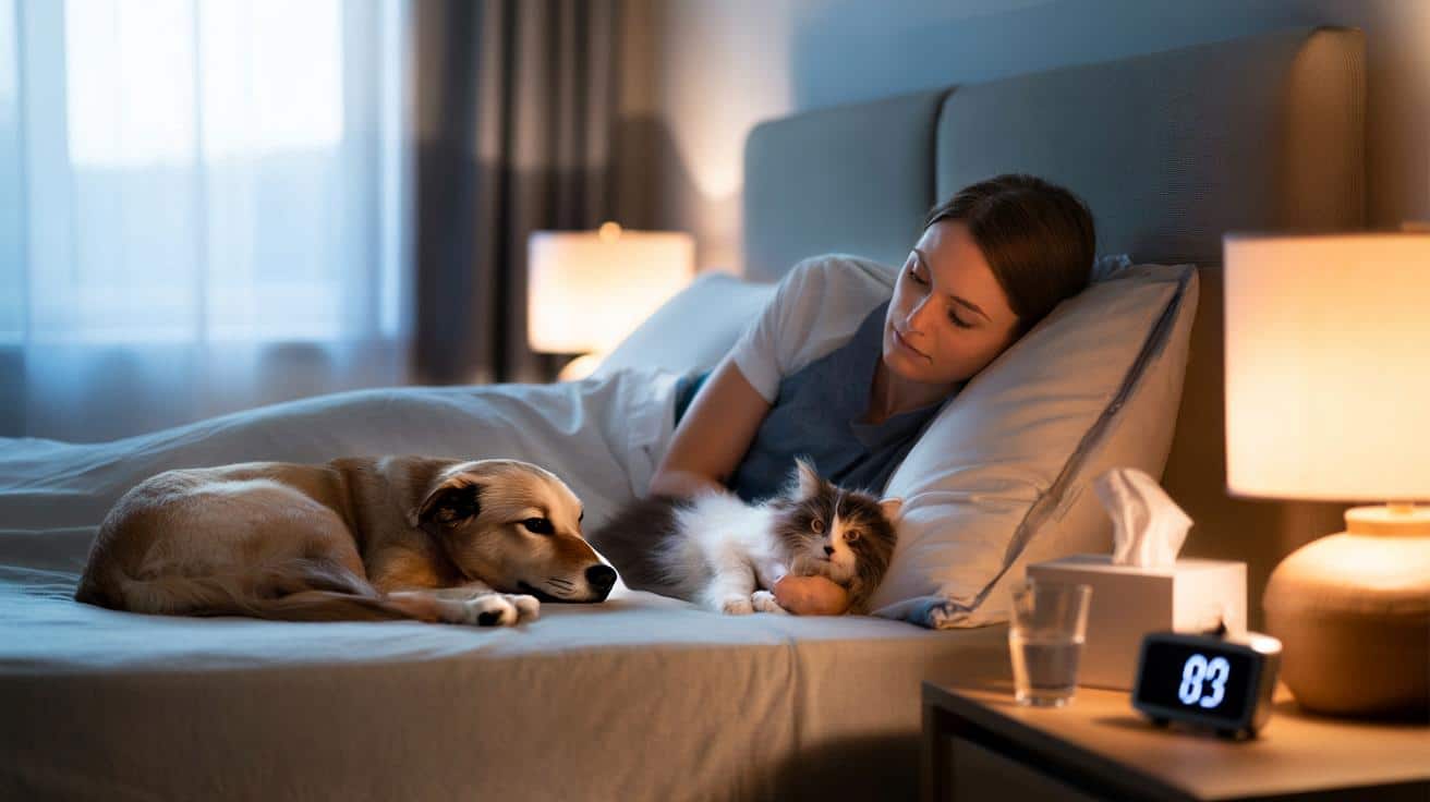 Czy spanie z psem lub kotem szkodzi zdrowiu? Lekarze wyjaśniają