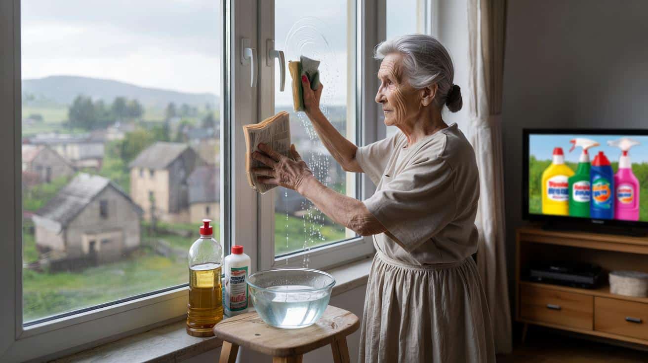 Domowy sposób na idealnie czyste okna bez smug, który znają babcie z Podkarpacia, a o którym producenci milczą