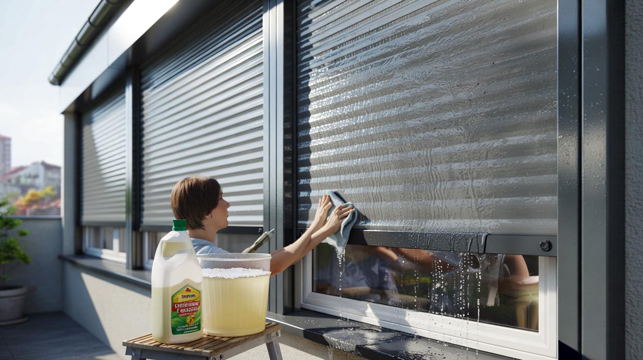 Czyste rolety na miesiące: trik z 3 składnikami bez szorowania