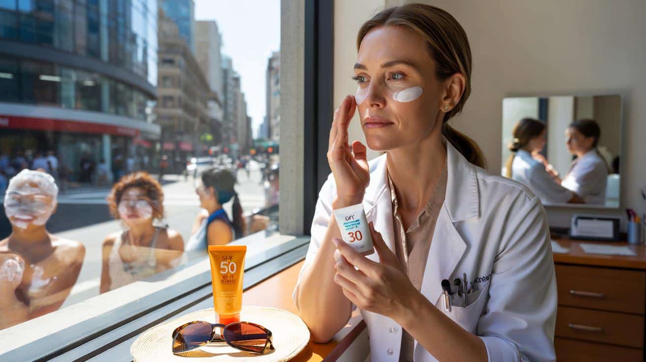 Dermatolog zdradza dlaczego nigdy nie stosuje kremów z filtrem SPF 50 na co dzień