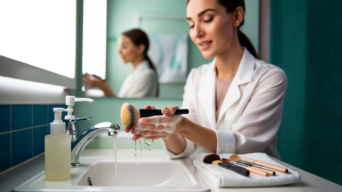 Dermatolog wyjaśnia dlaczego myje pędzel do makijażu co tydzień i czego używa do mycia