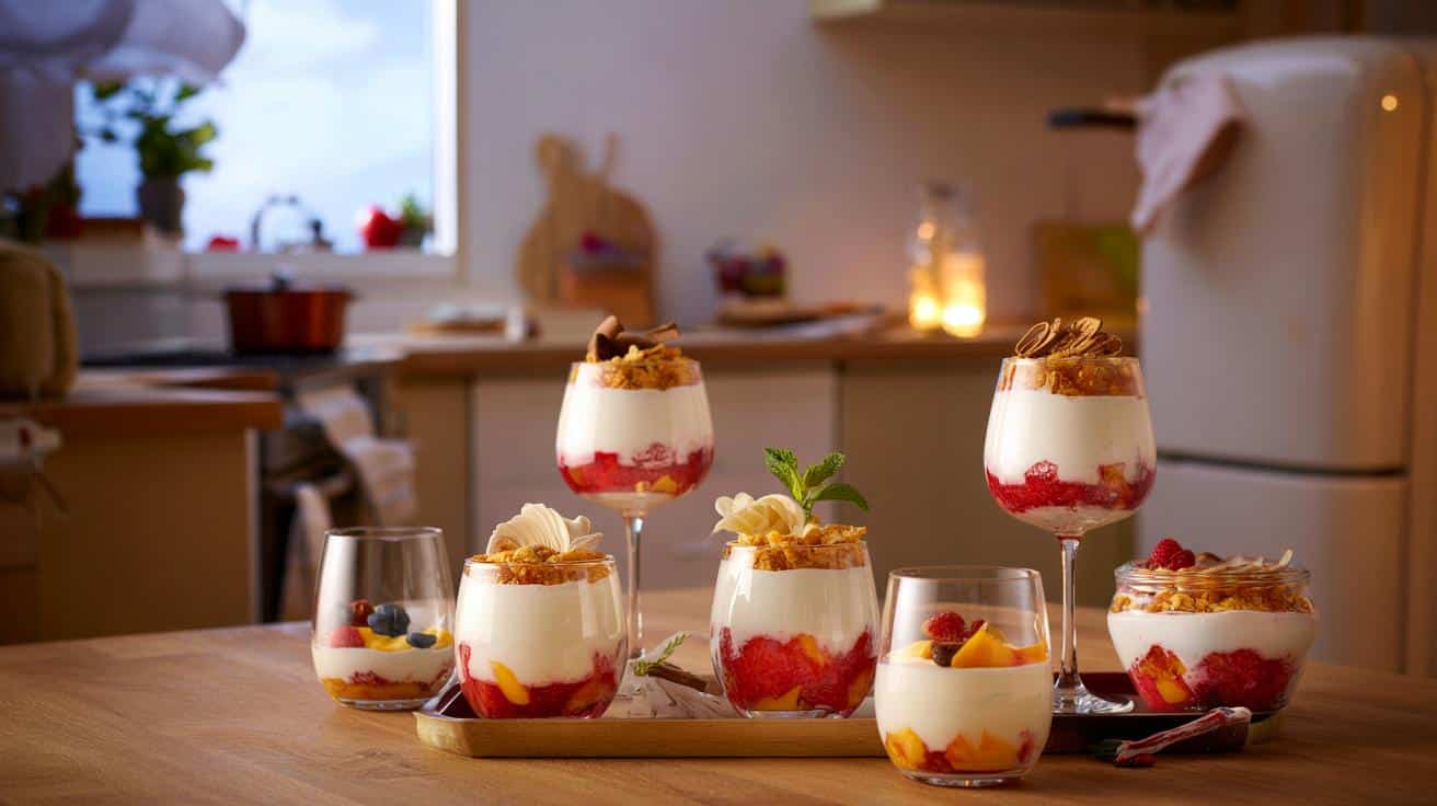 Szybki deser z jogurtu, który przygotujesz w kilka minut, a na stole wygląda jak z dobrej restauracji
