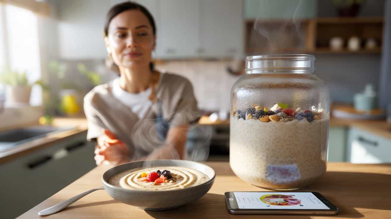 Dietetyk wyjaśnia dlaczego je owsiankę na ciepło a nie na zimno i co to zmienia w trawieniu