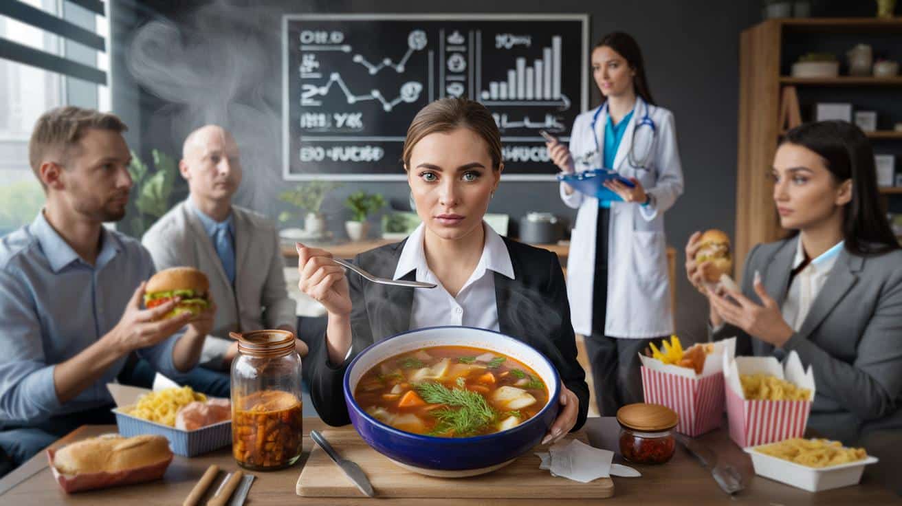 Dietetyk wyjaśnia dlaczego jedzenie zupy na obiad w Polsce jest jednym z najzdrowszych nawyków Europejczyków i jakie konkretne wskaźniki zdrowotne poprawiają się po 4 tygodniach