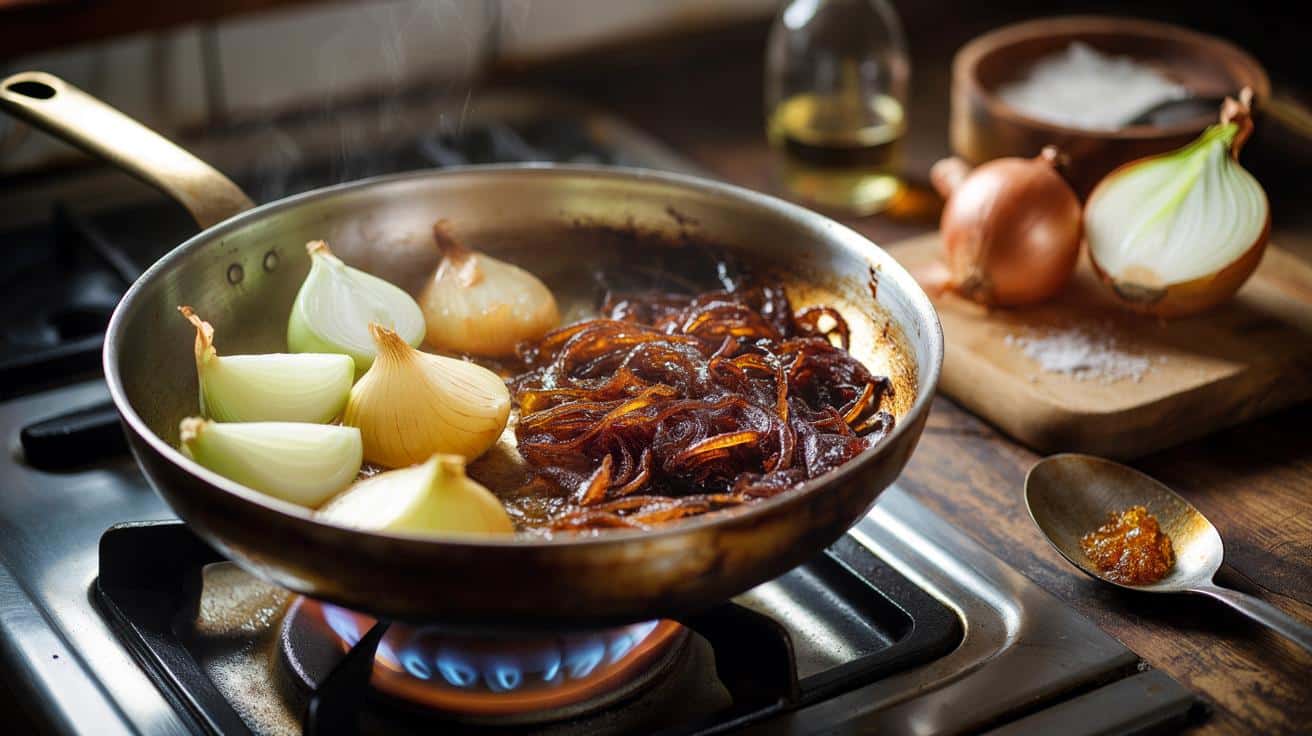 Dlaczego cebula karmelizowana potrzebuje czasu aby nabrać słodyczy