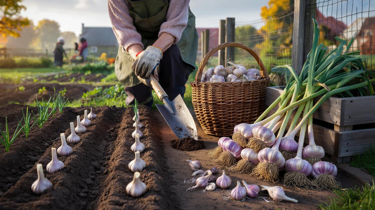 Dlaczego czosnek sadzony jesienią jest 3 razy większy