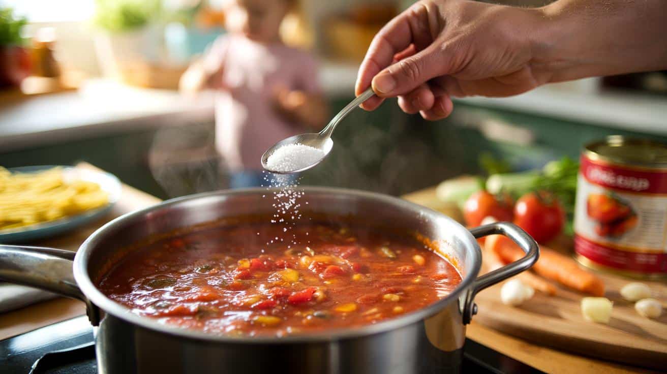 Dlaczego dodanie odrobiny cukru do sosu pomidorowego może całkowicie zmienić jego smak