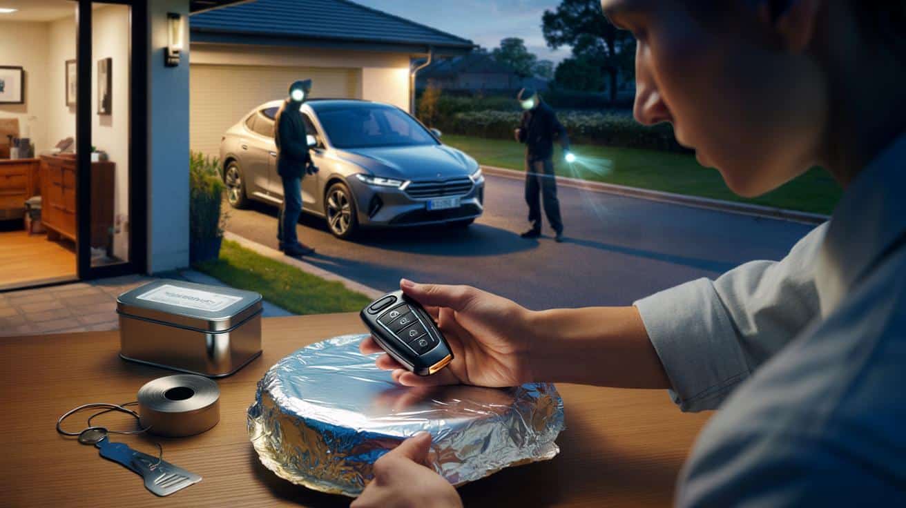 Dlaczego kierowcy pakują kluczyki w folię aluminiową? Prosty trik, który może uratować auto