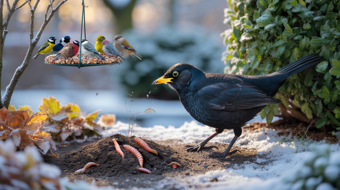 Dlaczego kos zimą ignoruje karmnik i co naprawdę powinieneś mu podać