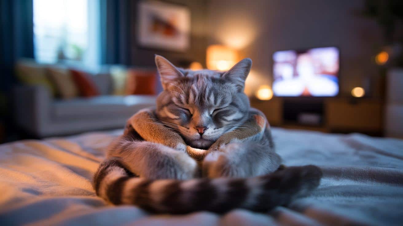 Dlaczego kot śpi z łapkami na oczach? Zaskakujące wyjaśnienie kociej pozy