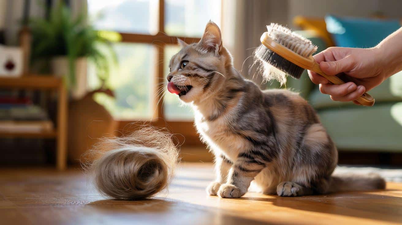 Dlaczego kot wypluwa dziwne „wałeczki”? Co dzieje się w jego brzuchu