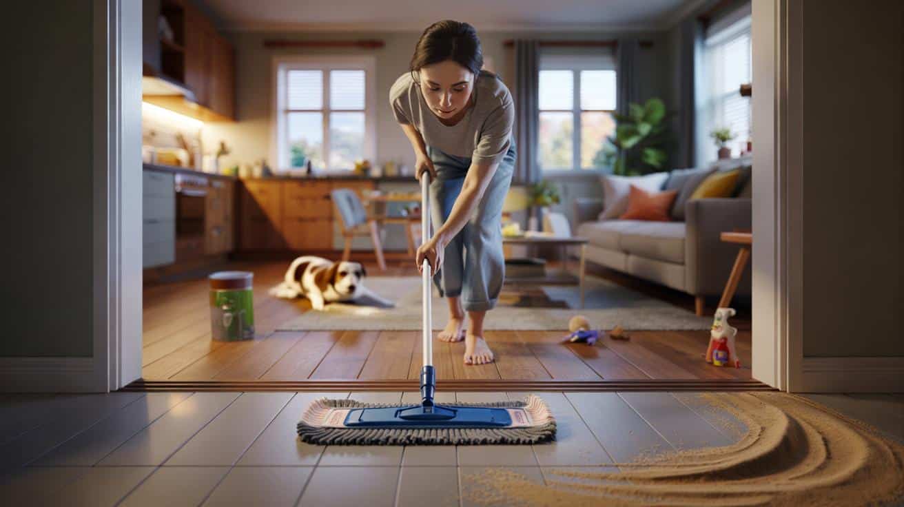 Dlaczego lepiej myć podłogę mopem z mikrofibry na sucho