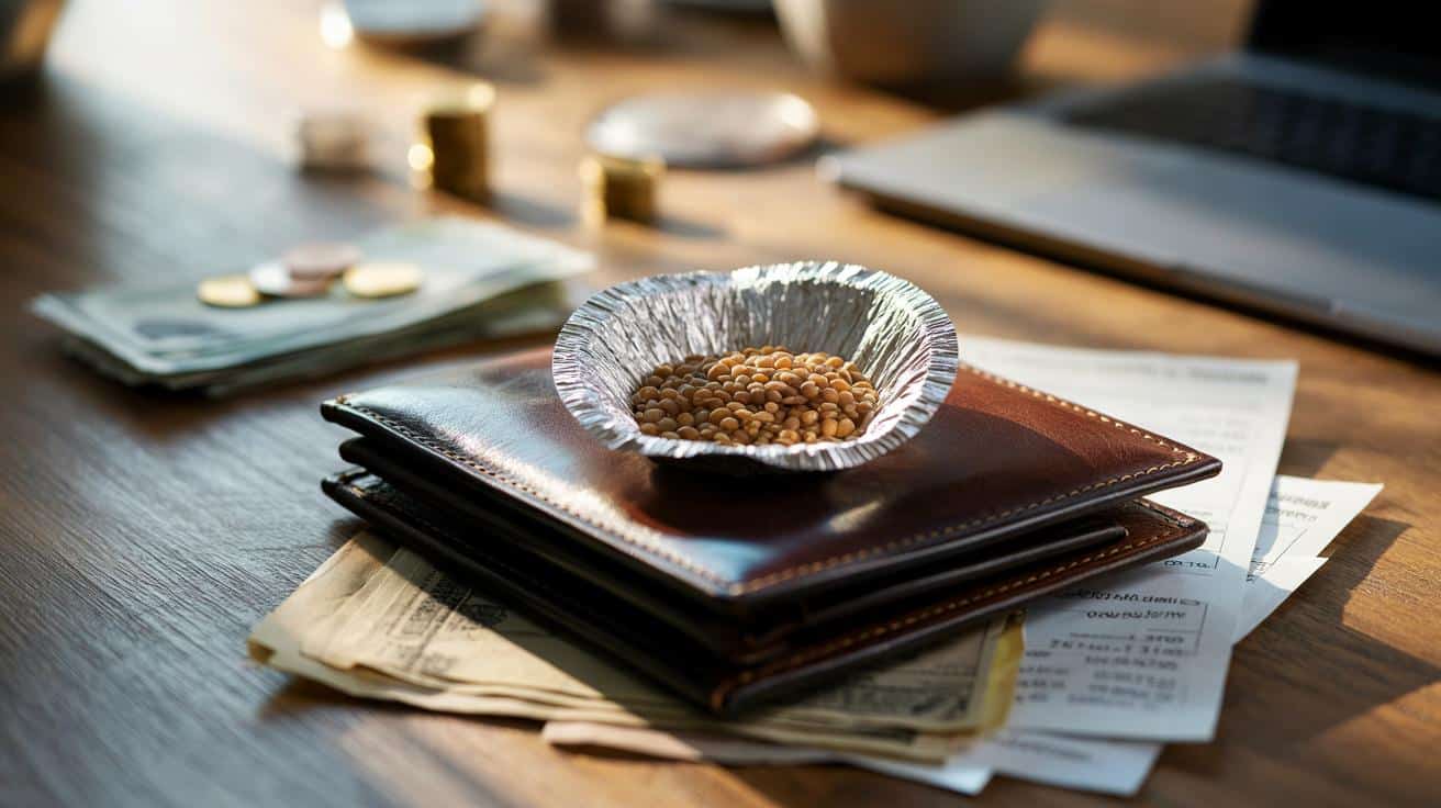 Dlaczego ludzie noszą soczewicę w portfelu i co ma do tego folia aluminiowa