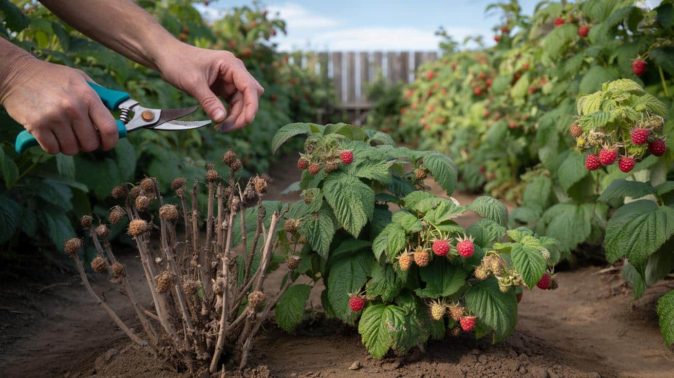 Dlaczego maliny w ogrodzie z roku na rok owocują słabiej i który błąd w przycinaniu najczęściej odpowiada za spadek plonów