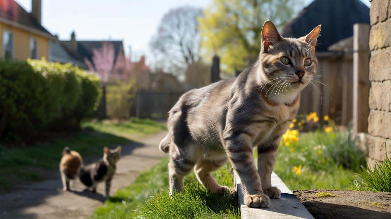 Dlaczego na wiosnę kot nagle szaleje na dworze i częściej się bije?