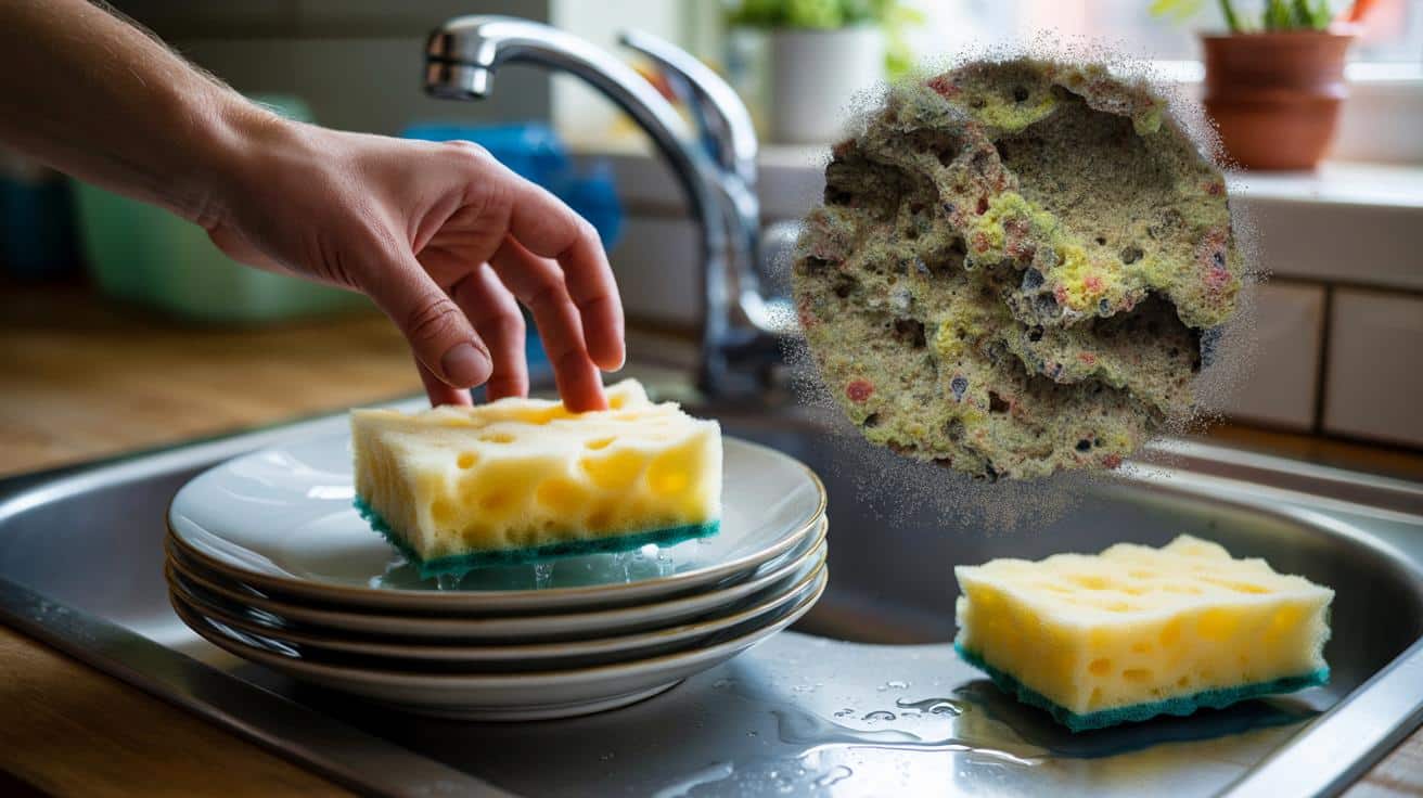 Dlaczego nie powinieneś używać gąbki do zmywania naczyń po tygodniu