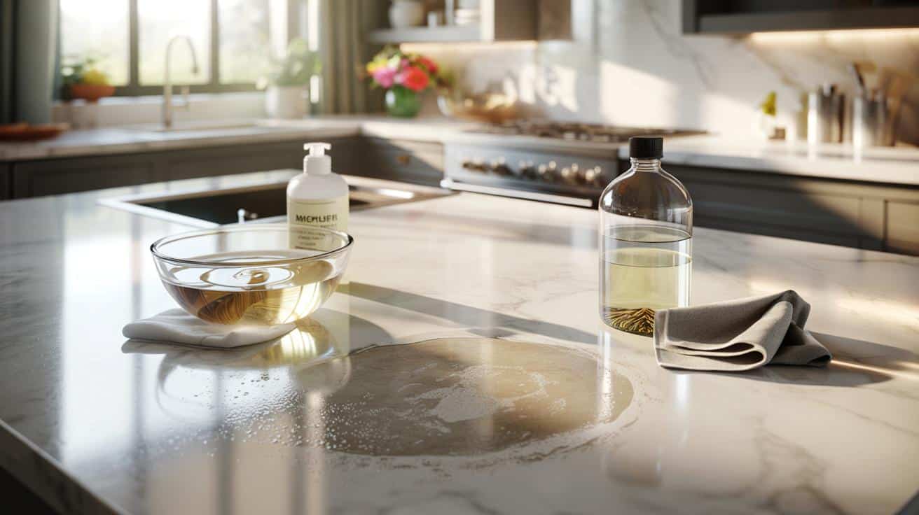 Dlaczego nie powinieneś używać octu na marmurowych blatach kuchennych