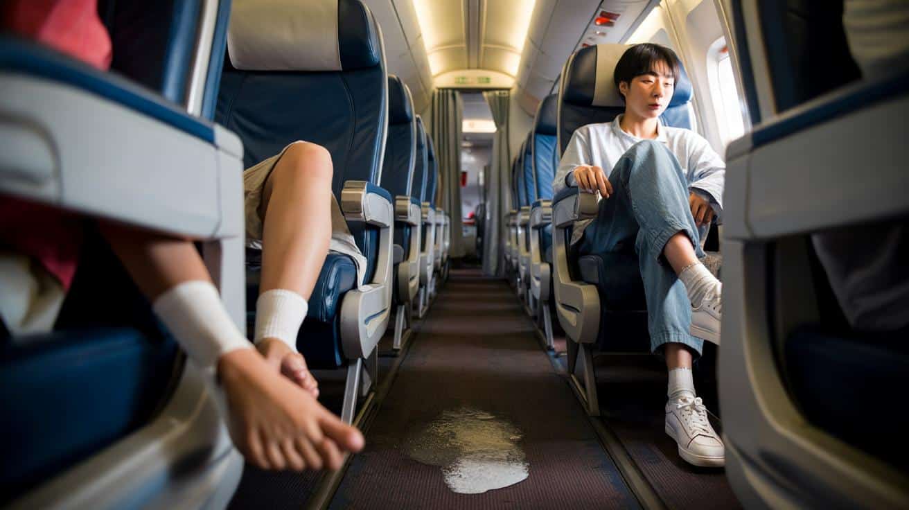 Dlaczego nie warto zdejmować butów w samolocie, nawet na długim locie