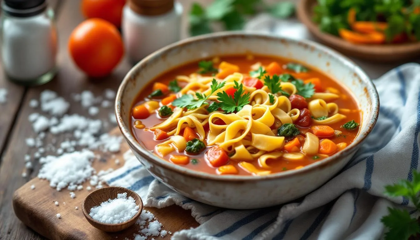 Dlaczego niektóre gotowe zupy mogą mieć zaskakująco dużo sodu